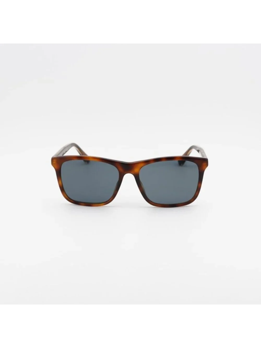 Gucci GG0381S 009 Sunglasses Havana Rectangle Frame, Blue Lenses